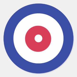 Curling Classic Round Sticker