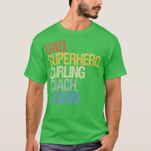 Curling coach dad T-Shirt