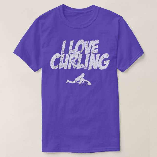 Curling Curler 10 T-Shirt (Design Front)