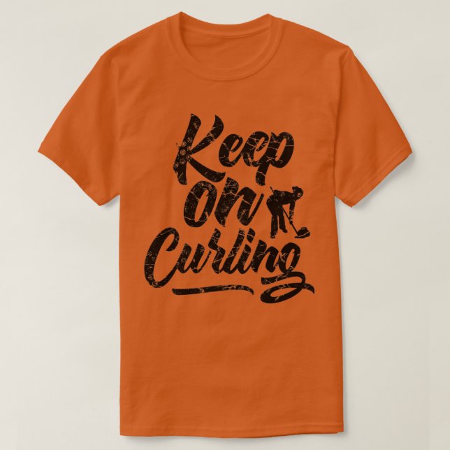 Curling Curler 20 T-Shirt (Design Front)