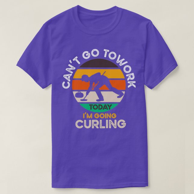 Curling Curling Curling Winter Sports Curling T-Shirt (Design Front)
