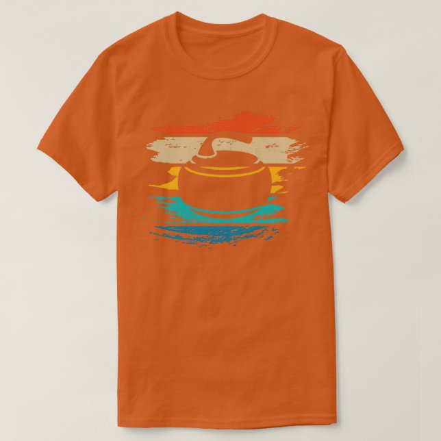 Curling curling game curling player T-Shirt (Design Front)