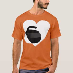 Curling curling stone in the heart T-Shirt