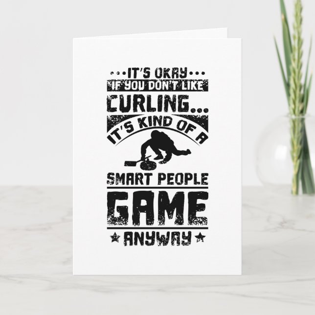 Curling Game Card (Front)