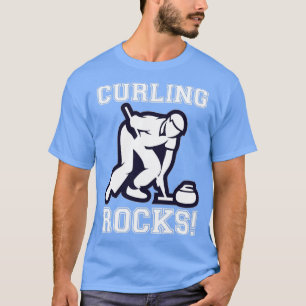 Curling Gifts for Curlers Curling Rocks Funny Gag T-Shirt