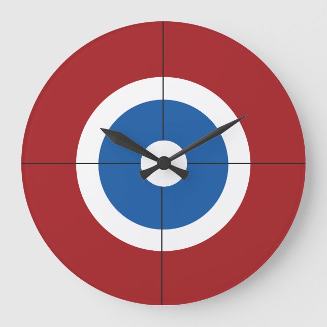 Curling House Large Clock (Front)
