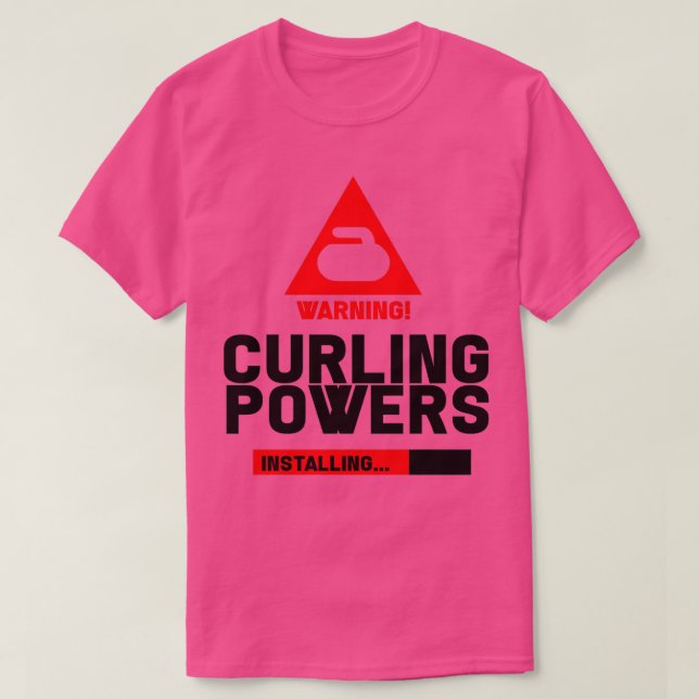 Curling ice curling stones broom tournament gift 3 T-Shirt (Design Front)