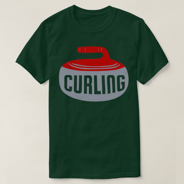 Curling Ice sport Curling Lover Gift Idea 4 T-Shirt (Design Front)