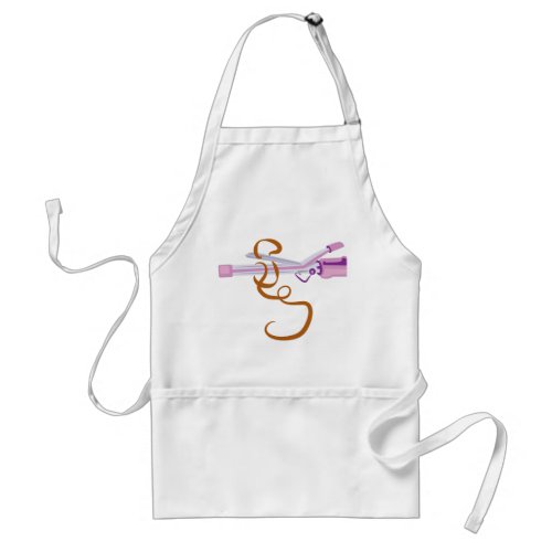 Curling Iron Adult Apron