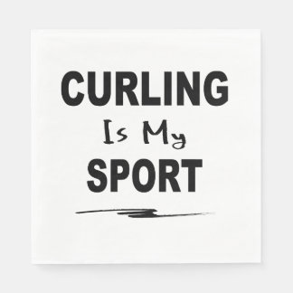 Curling is My Sport Paper Napkins