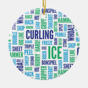 Curling Lingo Ornament