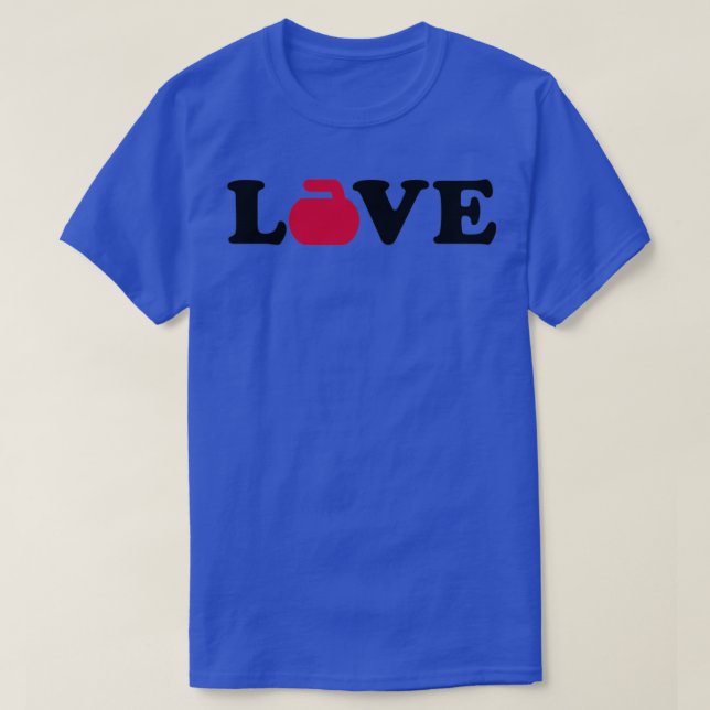 Curling love 1 T-Shirt (Design Front)