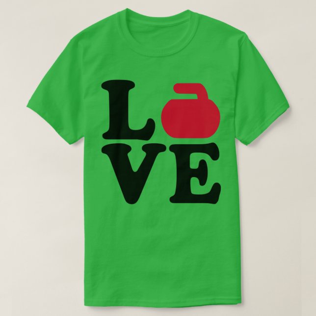 Curling love 7 T-Shirt (Design Front)