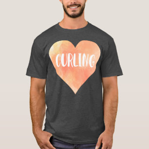 Curling love heart T-Shirt