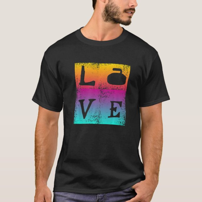 Curling Love   T-Shirt (Front)