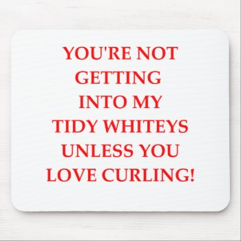 Curling Mouse Pad by jimbuf at Zazzle