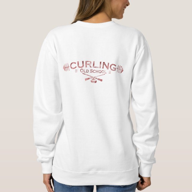 Curling Old School Sweatshirt (Back)
