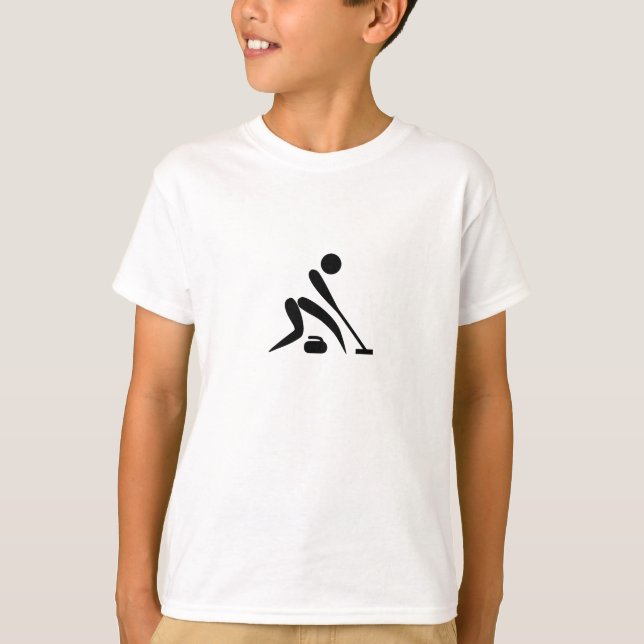 Curling Pictogram T-Shirt (Front)