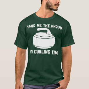 Curling Player Gift Ideas Curler Team Sports T-Shirt