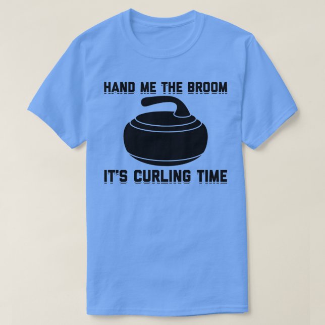 Curling Players 4 T-Shirt (Design Front)