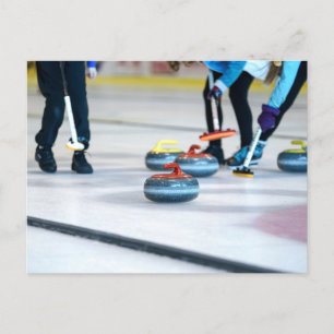 Curling Postcard