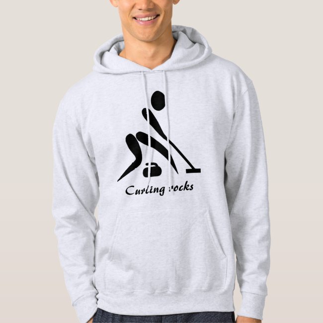 Curling Rocks Sport Sweatshirt