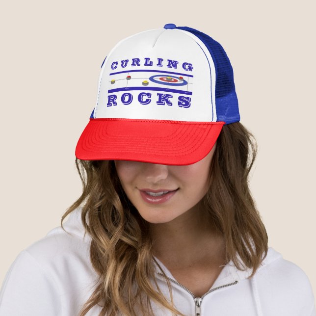 Curling Rocks Trucker Hat (In Situ)