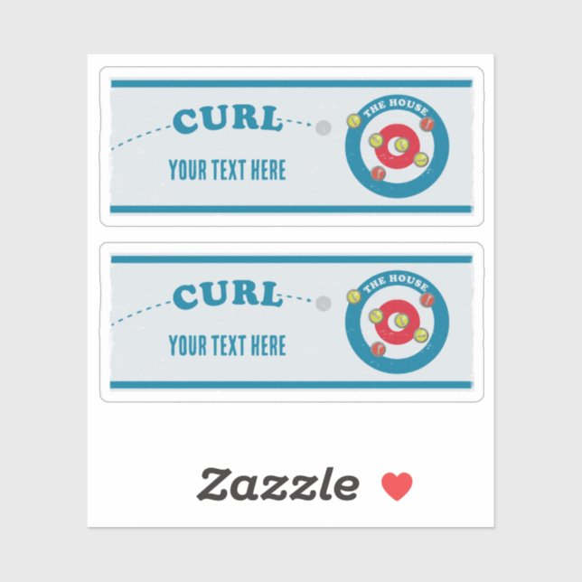Curling sheet Curling stones Sticker (Sheet)