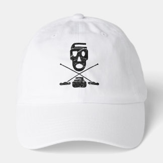 Curling Skull & Brooms Hat