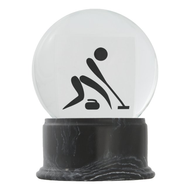 Curling Snow Globe