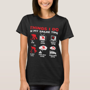 Curling sports In my spare time funny theme T-Shirt