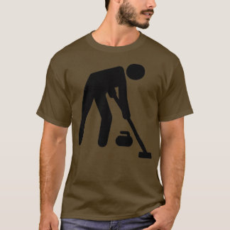 Curling sports player T-Shirt