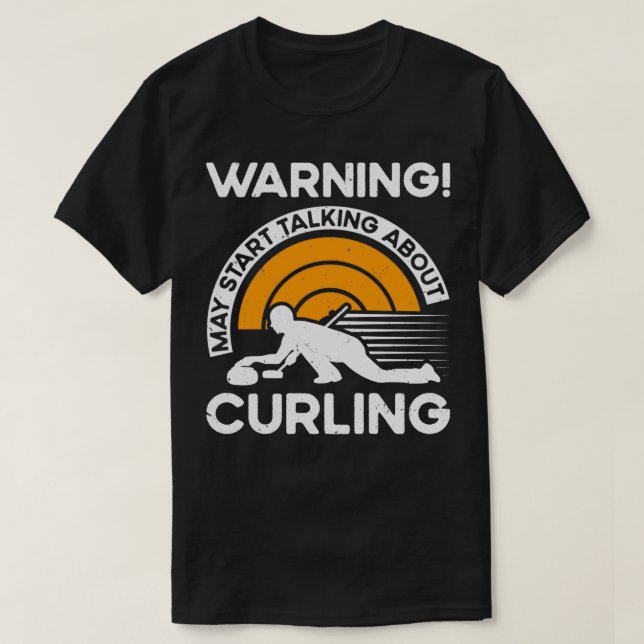 curling stocking for curling shooters 1 T-Shirt (Design Front)