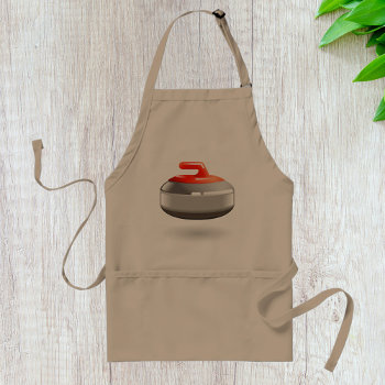 Curling Stone Apron by spudcreative at Zazzle
