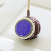 Curling Stone Blue Sports Fun Cake Pops (Front Insitu)