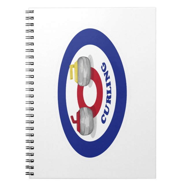 Curling stone notebook (Front)