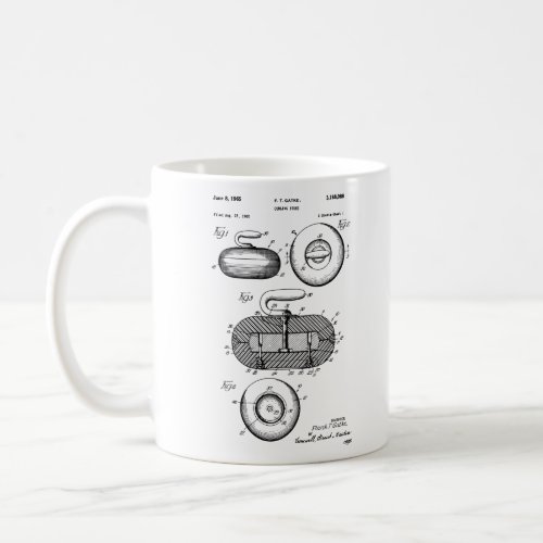 Curling Stone Patent Coffee Mug