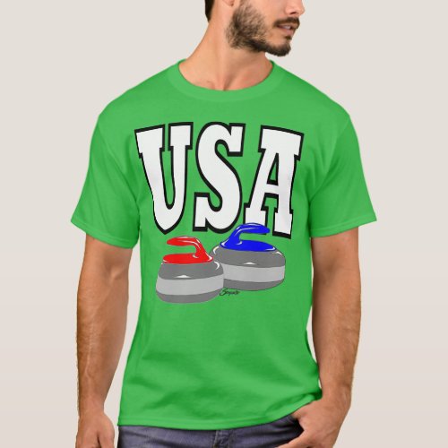 CURLING STONES USA T_Shirt