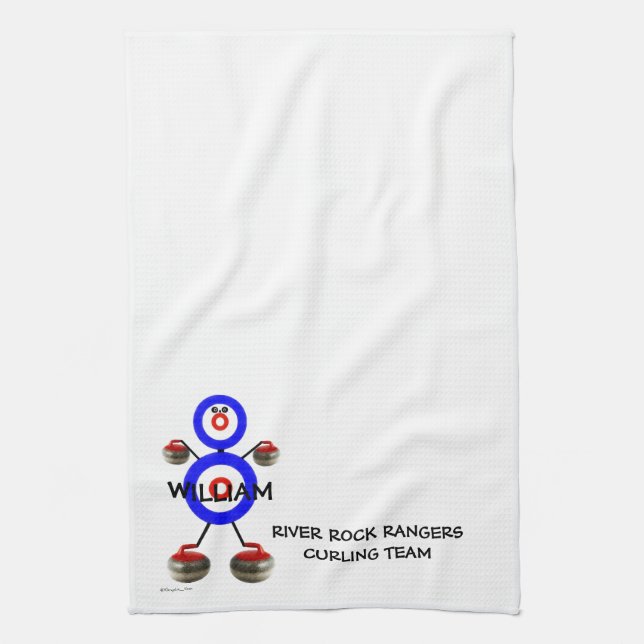 Curling Team Towel (Vertical)