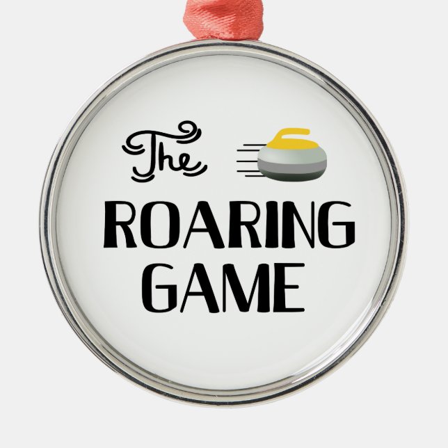Curling, The Roaring Game Ornament (Front)