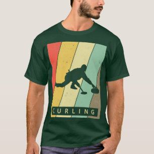 Curling Vintage Retro Sports 2 T-Shirt