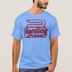 curling winter sports curler game ice sports gift  T-Shirt