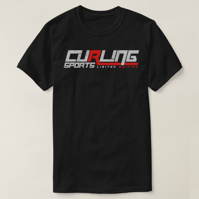 curling winter sports curler game ice sports gift  T-Shirt (Design Front)