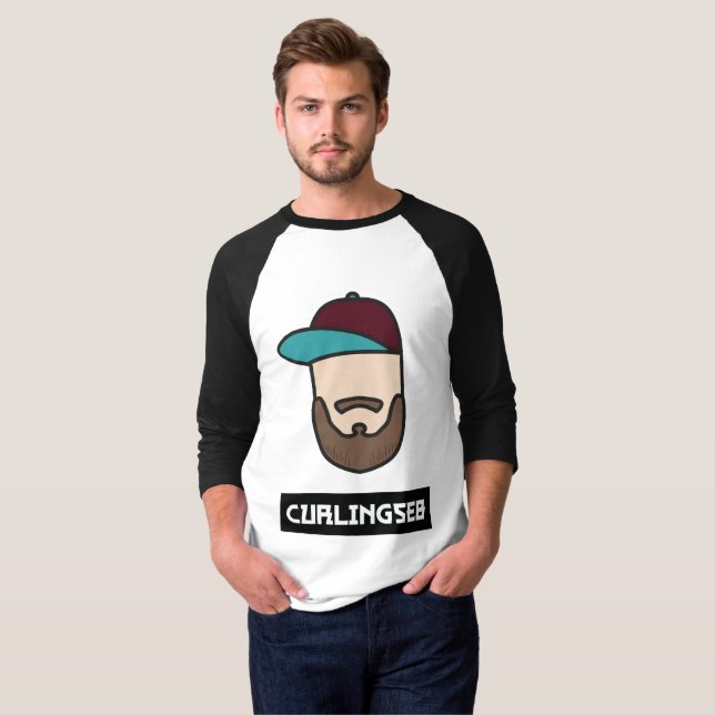 Curlingseb 3/4 sleeve T-shirt Men (Front Full)