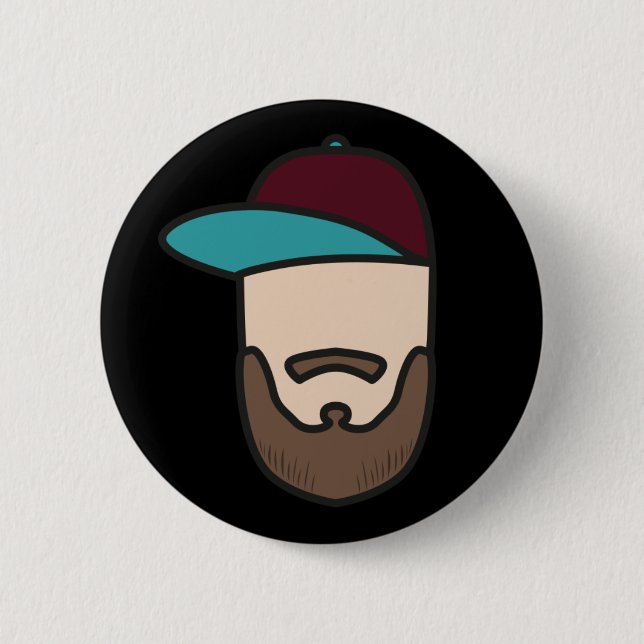 Curlingseb button black (Front)