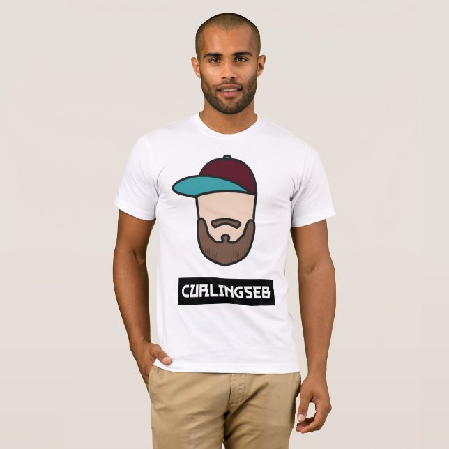 Curlingseb White T-shirt Men (Front Full)