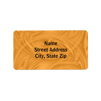 Curls Over Orange Label