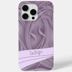 Curls Over Purple Artwork iPhone 15 Pro Max Case