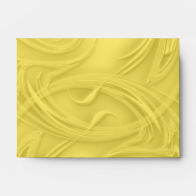 Curls Over Yellow With Greenery Envelope (Front)