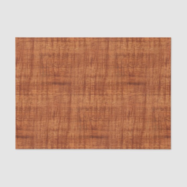Curly Acacia Wood Grain Look Tissue Paper (Front)